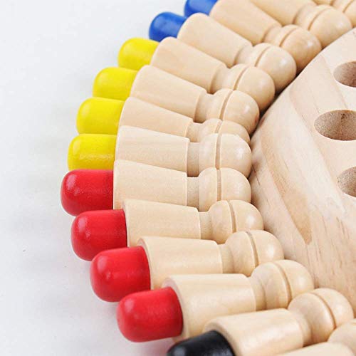 Sunshine smile Memory Match Stick Schach,Memory Schach Holz,hölzernes gedächtnis-Schach,gedächtnis-Schach,schachspiel lernspielzeug,gedächtnisschach,Schachbrett Spielzeug,gedächtnis-schachspiel