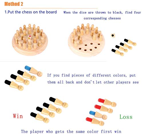 Sunshine smile Memory Match Stick Schach,Memory Schach Holz,hölzernes gedächtnis-Schach,gedächtnis-Schach,schachspiel lernspielzeug,gedächtnisschach,Schachbrett Spielzeug,gedächtnis-schachspiel