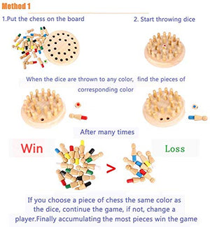 Sunshine smile Memory Match Stick Schach,Memory Schach Holz,hölzernes gedächtnis-Schach,gedächtnis-Schach,schachspiel lernspielzeug,gedächtnisschach,Schachbrett Spielzeug,gedächtnis-schachspiel