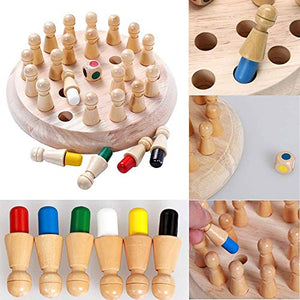 Sunshine smile Memory Match Stick Schach,Memory Schach Holz,hölzernes gedächtnis-Schach,gedächtnis-Schach,schachspiel lernspielzeug,gedächtnisschach,Schachbrett Spielzeug,gedächtnis-schachspiel