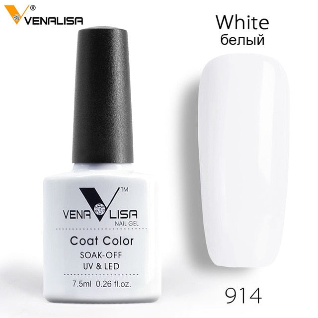 Venalisa 7.5ml soak off gel nail polish canni nail supply wholesale uv gel lacquer led color nail art glitter polish lamp