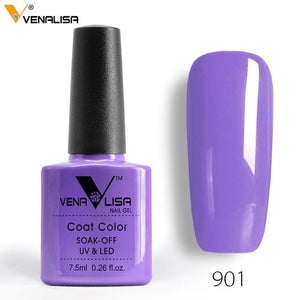 Venalisa 7.5ml soak off gel nail polish canni nail supply wholesale uv gel lacquer led color nail art glitter polish lamp