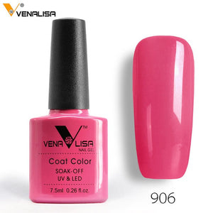 Venalisa 7.5ml soak off gel nail polish canni nail supply wholesale uv gel lacquer led color nail art glitter polish lamp