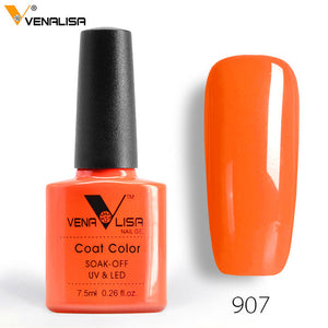 Venalisa 7.5ml soak off gel nail polish canni nail supply wholesale uv gel lacquer led color nail art glitter polish lamp