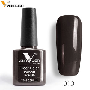 Venalisa 7.5ml soak off gel nail polish canni nail supply wholesale uv gel lacquer led color nail art glitter polish lamp