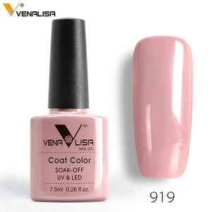 Venalisa 7.5ml soak off gel nail polish canni nail supply wholesale uv gel lacquer led color nail art glitter polish lamp