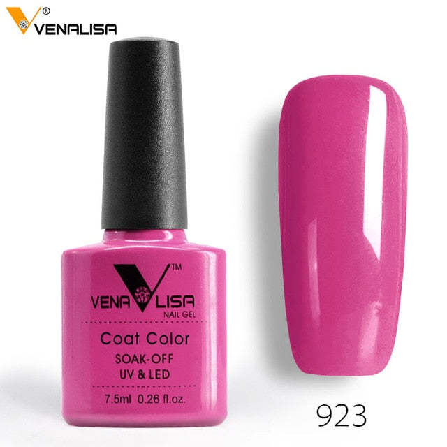 Venalisa 7.5ml soak off gel nail polish canni nail supply wholesale uv gel lacquer led color nail art glitter polish lamp