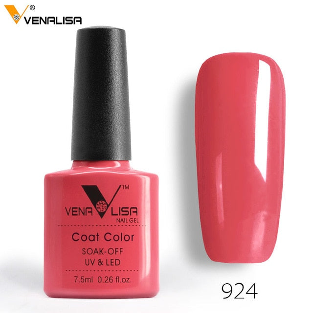 Venalisa 7.5ml soak off gel nail polish canni nail supply wholesale uv gel lacquer led color nail art glitter polish lamp