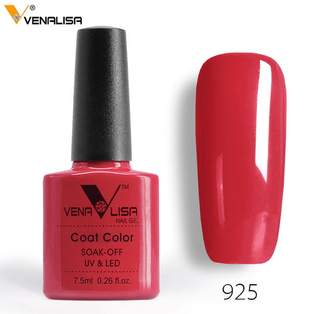 Venalisa 7.5ml soak off gel nail polish canni nail supply wholesale uv gel lacquer led color nail art glitter polish lamp