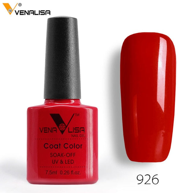 Venalisa 7.5ml soak off gel nail polish canni nail supply wholesale uv gel lacquer led color nail art glitter polish lamp