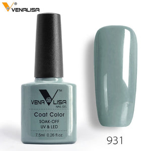 Venalisa 7.5ml soak off gel nail polish canni nail supply wholesale uv gel lacquer led color nail art glitter polish lamp