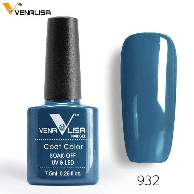 Venalisa 7.5ml soak off gel nail polish canni nail supply wholesale uv gel lacquer led color nail art glitter polish lamp