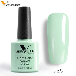 Venalisa 7.5ml soak off gel nail polish canni nail supply wholesale uv gel lacquer led color nail art glitter polish lamp