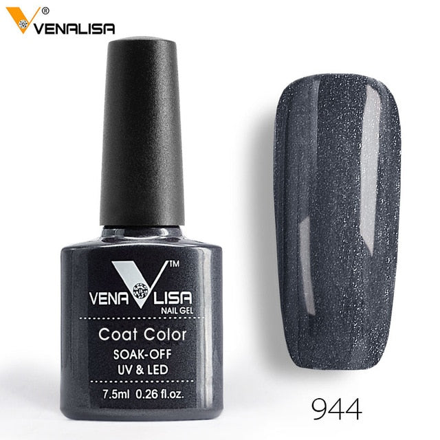 Venalisa 7.5ml soak off gel nail polish canni nail supply wholesale uv gel lacquer led color nail art glitter polish lamp