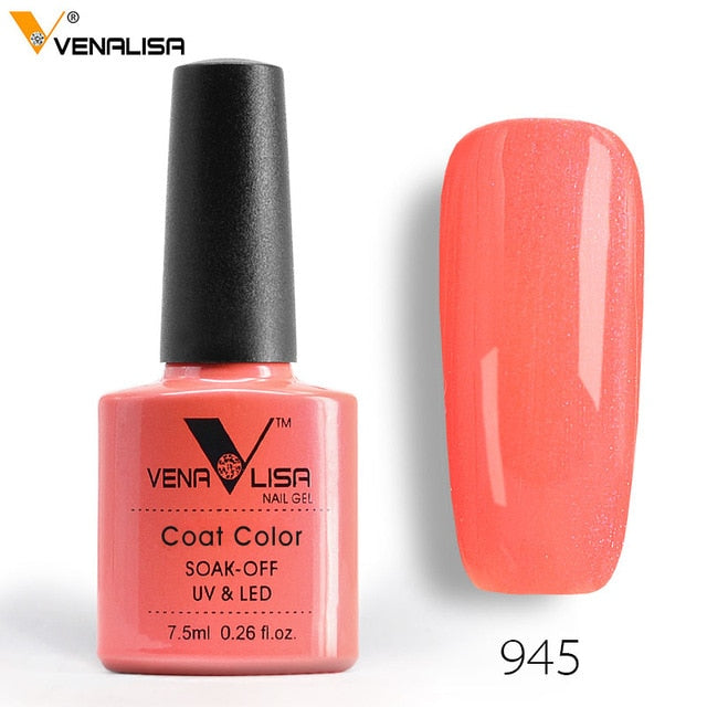 Venalisa 7.5ml soak off gel nail polish canni nail supply wholesale uv gel lacquer led color nail art glitter polish lamp