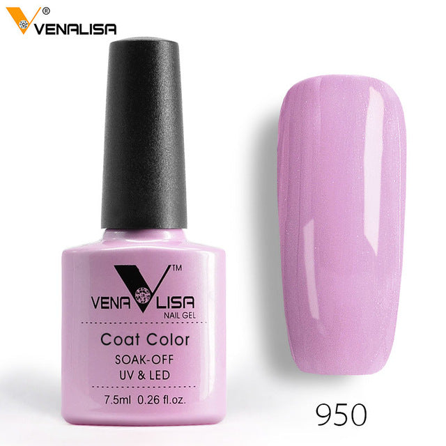 Venalisa 7.5ml soak off gel nail polish canni nail supply wholesale uv gel lacquer led color nail art glitter polish lamp