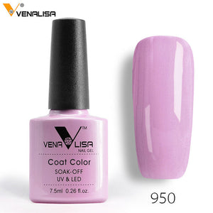 Venalisa 7.5ml soak off gel nail polish canni nail supply wholesale uv gel lacquer led color nail art glitter polish lamp